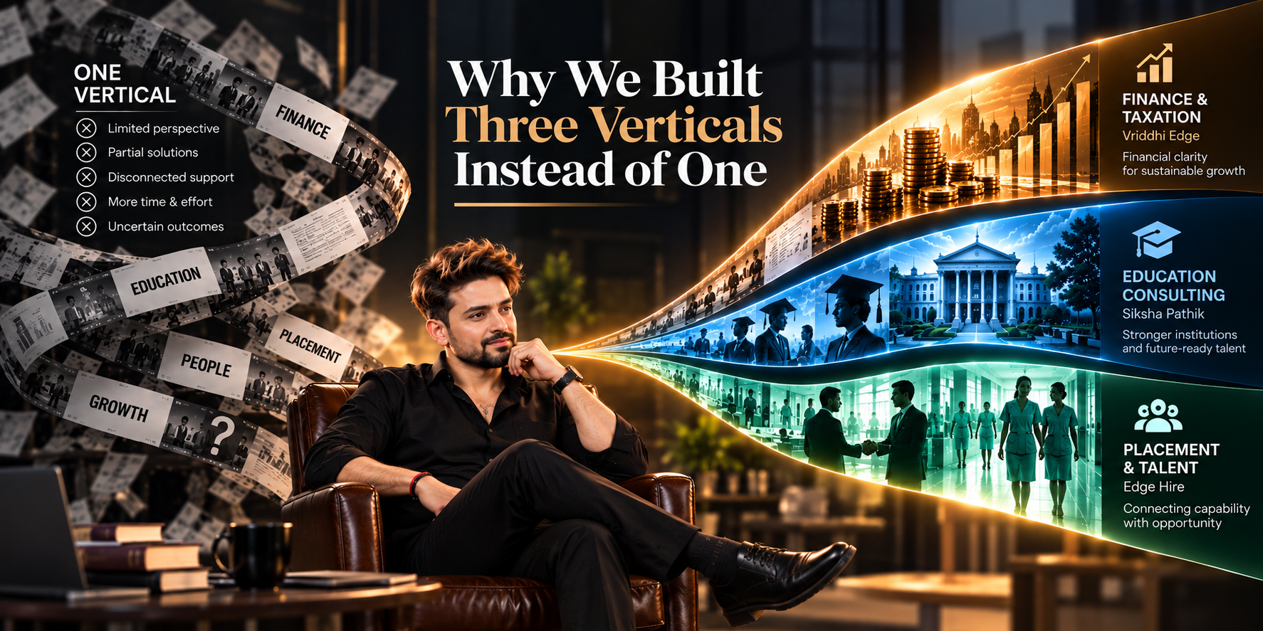 Why We Built Three Verticals Instead of One